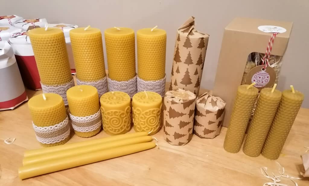 healthy Bee honey candles