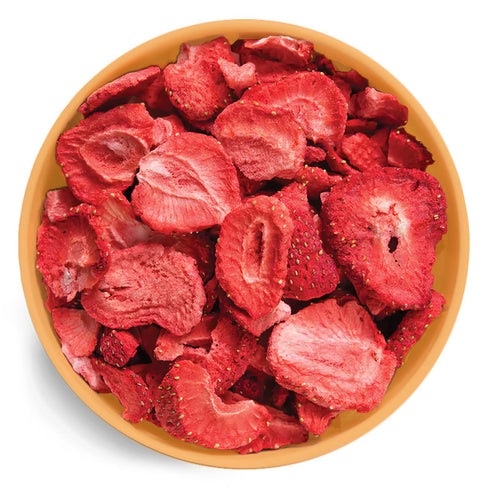 Freeze Dried Strawberry Slices | Lyophilised Fruits | Healthy Bee Ireland