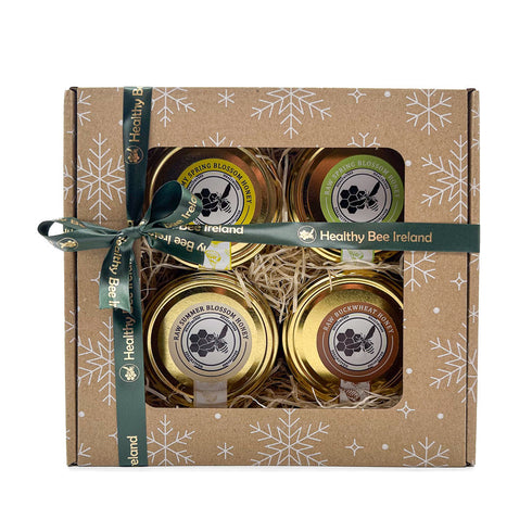 Raw Honey Gift Box | Christmas Design | Healthy Bee Ireland