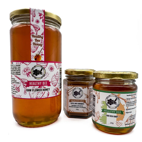 Raw Flower Honey | Apple and Cinnamon Honey | Raw Irish Honey | Healthy Bee Ireland