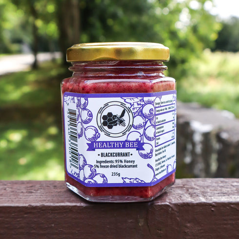 Honey with Freeze Dried Blackcurrant | Healthy Bee Ireland