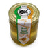 Jar of Raw Irish Honey with a gold lid and label on a white background | Healthy Bee Ireland