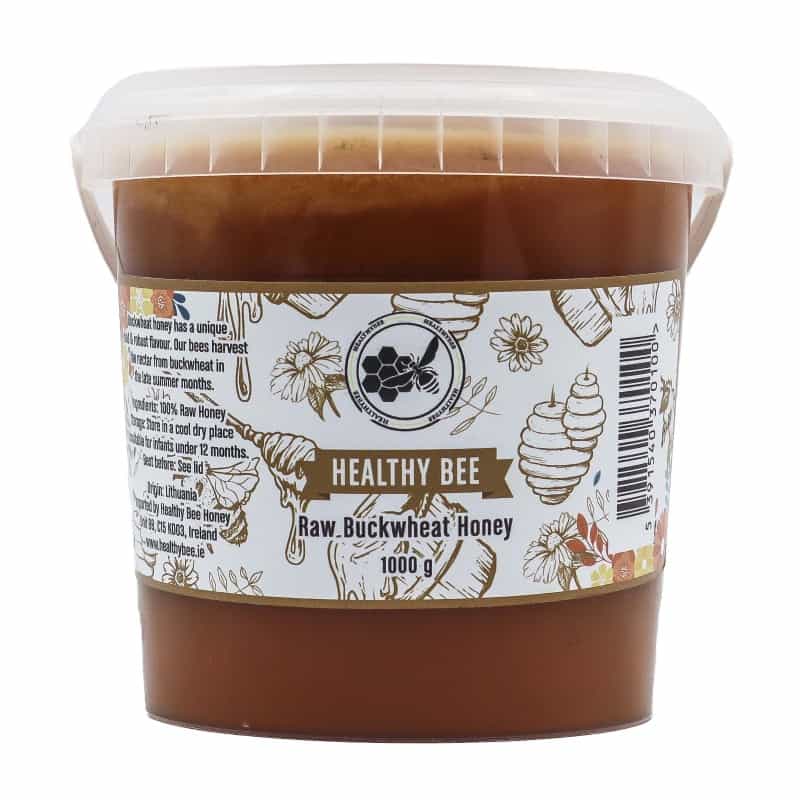 Raw Buckwheat Honey 1kg Healthy Bee Honey Delicious & Nutritious