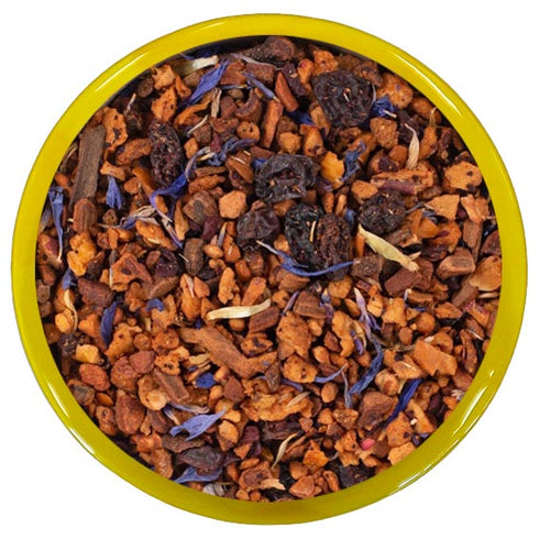 Fruit tea at healthy bee honey and tea