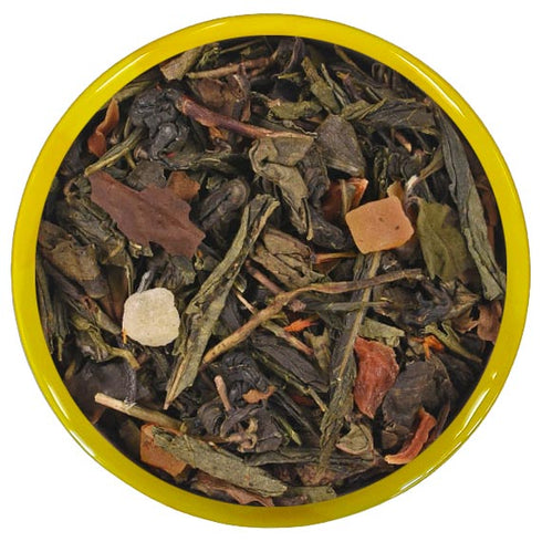 A very special green tea. Many different green teas and a slightly, fruity touch: distinctive taste experience.