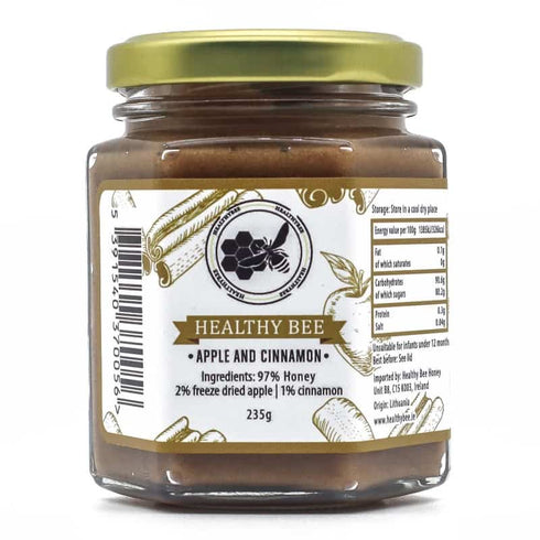 Irish honey with freeze dried apple and cinnamon