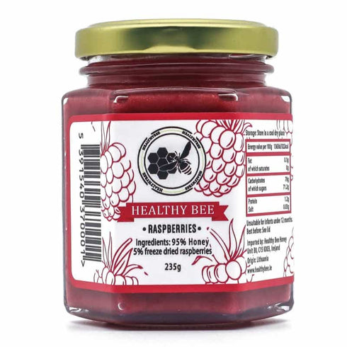 Irish Honey with Raspberries