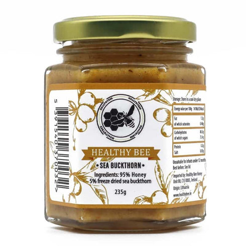 Irish honey with freeze dried sea buckthorn