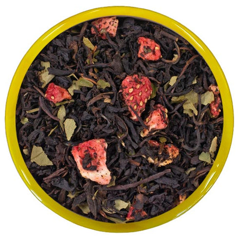 Strawberry Black Tea | Healthy Bee Honey and Tea