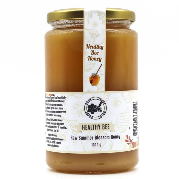 Raw summer blossom honey