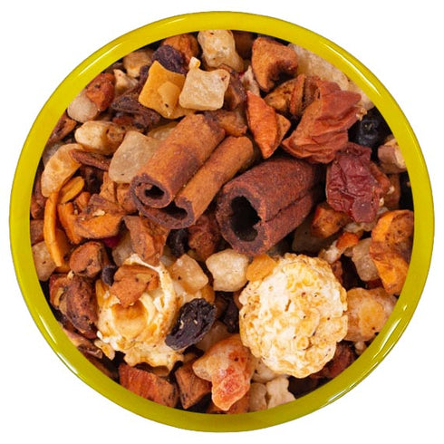 A lovely Christmas tea with an amazing cinnamon-roast apple taste.