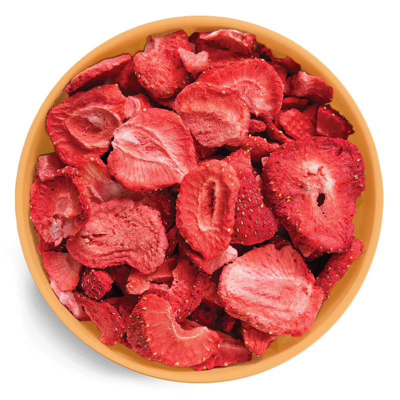 Freeze Dried Strawberry Slices | Lyophilised Fruits – Healthy Bee Ireland